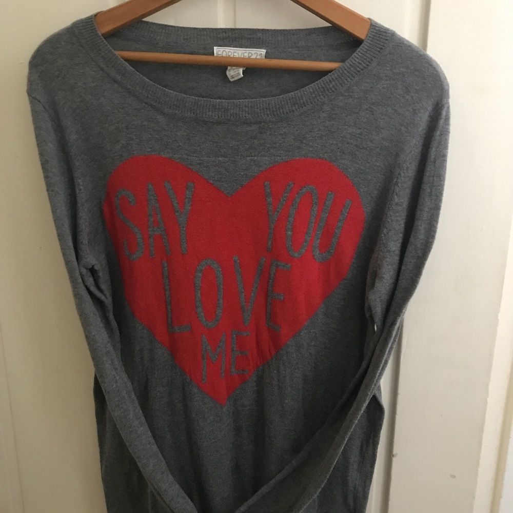 Forever 21 Grey Sweater  (M)